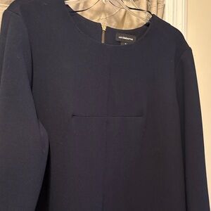 Liz Claiborne Navy Long Sleeve Dress